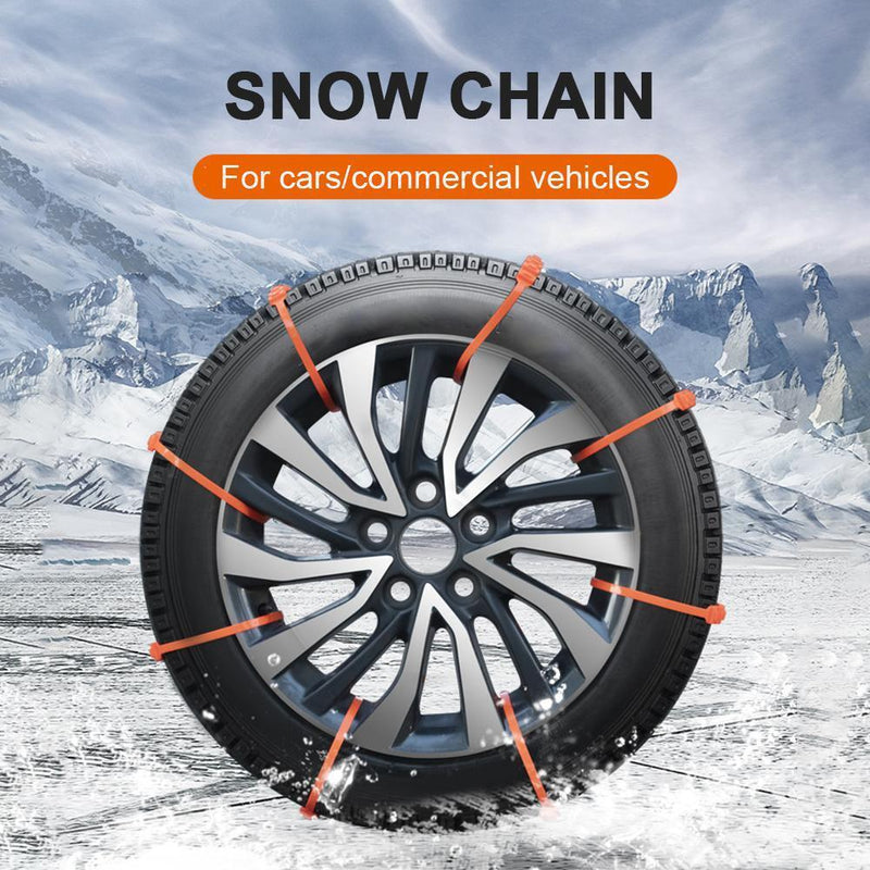 20x Car Winter Tires Snow Chains Anti-skid Wheel Tyre Cable (Single Tooth)