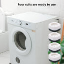 4x Anti Vibration Feet Pad Washing Machine Furniture Mat (Square White) Newly