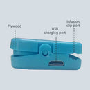 Automatic Infusion Fluid Reminder Sensor Drip-Feeding Sound Alarm (Blue)