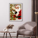 5D DIY Diamond Painting Santa Claus Kits Full Square Drill Wall Rhinestone Decor