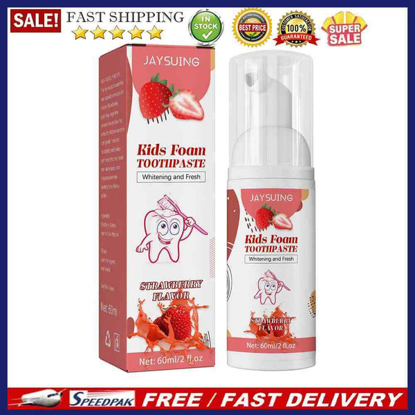 Foam Toothpaste Oral Cleaning Whitening Dental Care Fruit Flavor for Teeth Ca