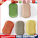 5x Reusable Kitchenware Scouring Pad 2 Sided Bowl Pot Sponge Cleaning Cloth