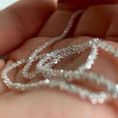 2022 Fashion Gypsophila Flash Chain Necklace Clavicle Women Jewelry Gifts~
