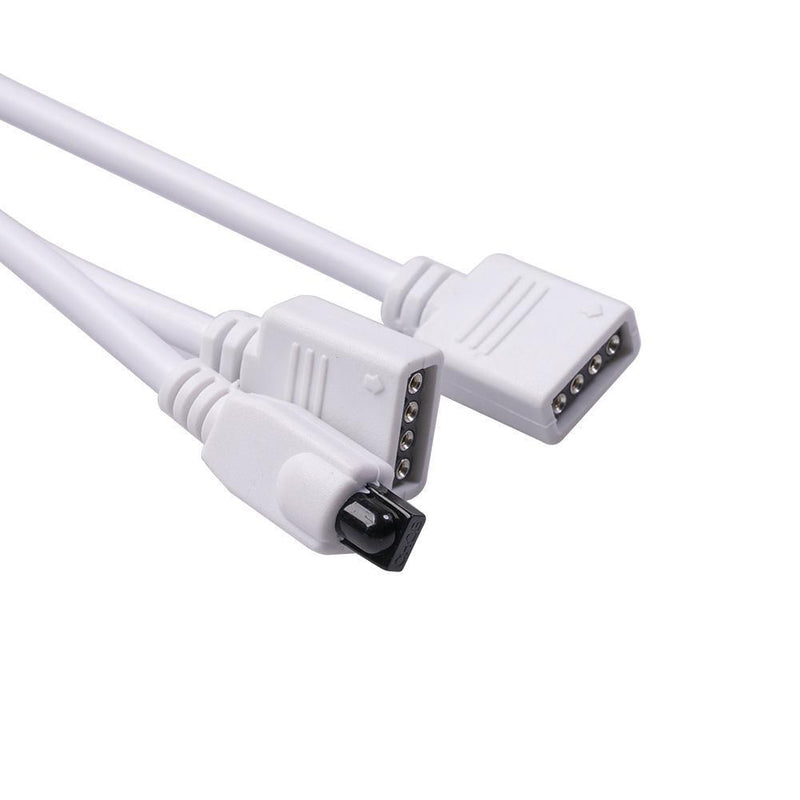 1 to 2 LED Controler Box 24 Keys IR Remote Controller for RGB Lights Strip