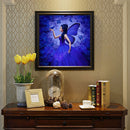 5D DIY Blue Butterfly Fairy Diamond Painting Kits Full Round Drill Wall Decor