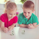 6pcs Luminous Dice Round Corner Dots Night Bar Supplies KTV Game Club Sieve