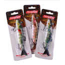 Multi Jointed 12.5cm 21.5g Lures Artificial Wobbler Fishing Hard Bait (E)