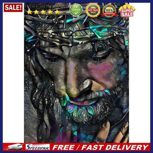 Canvas Painted Oil Paint By Numbers Priest DIY Wall Art Modern Bedroom Deco