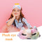 Cute Big Eye Eyepatch Plush Kids Blindfold Sleeping Eye Shade (Colorful B) Newly