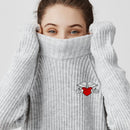 Fashion Enamel Brooch Creative Red Heart Badges Jacket Pins for Women Men Gifts