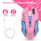 2.4GHz Wireless Optical Colorful Backlight 2400DPI Adjustable Ergonomic Mouse