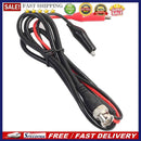 BNC Male Plug to Dual Alligator Clip Oscilloscope Test Probe Lead Cable 1m