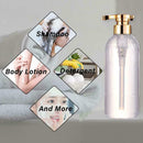 Clear Shampoo Bottle Bathroom Shower Gel Refillable Pet Pressing Bottles U7B6