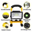 30W Reflector LED Projector Flood Light Waterproof Cordless Camp Lamp (EU) Newly