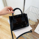 Fashion PVC Transparent Women Shoulder Crossbody Bag Clear Totes Mini Handbags