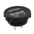 Automobile Motorcycle DC 12V to 24V LED Digital Voltmeter Bule Led