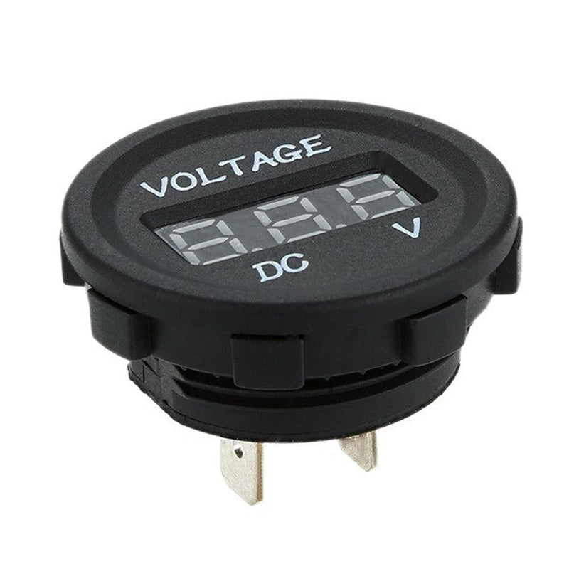 Automobile Motorcycle DC 12V to 24V LED Digital Voltmeter Bule Led