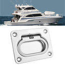 Marine Satinless Steel Deck Pull Handle Anti-rattle Spring Flush Lift Ring