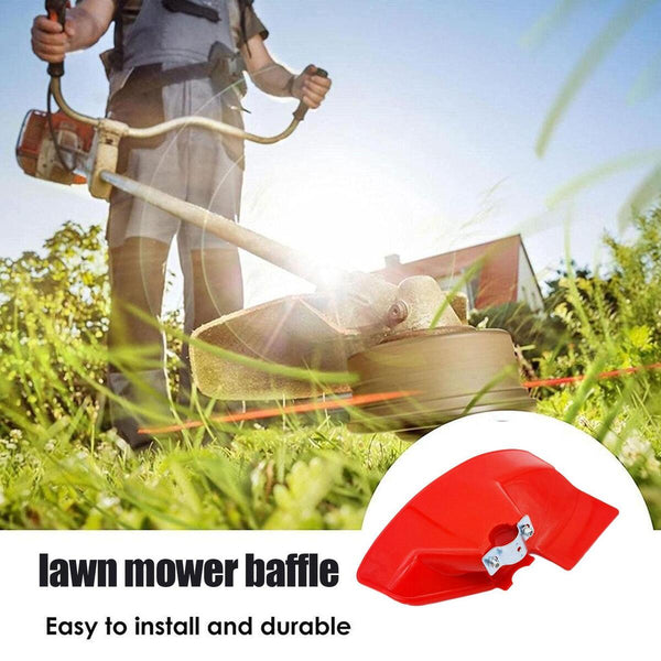 Lawn Mower Baffle Replaceable Brush Cutter Blade Guard Garden Tool Accessory`