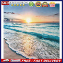 Full Embroidery Kits Seaside Sunset 11CT Stamped Needlework Home Decoration