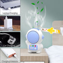 Mini Astronaut Fan USB Rechargeable Portable Bladeless Fan (Light Blue)