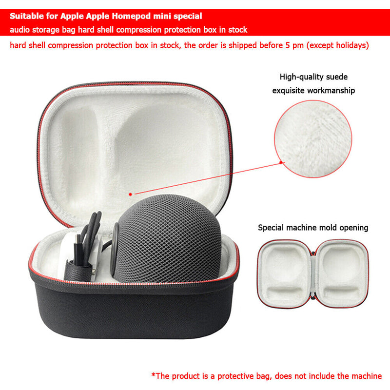 Smart Speaker Storage Hard Shell Protective Carrying Case for the HomePod Mini Bag