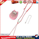 Mini Cat 8-Key Pine Plate Kalimba Finger Piano Musical Mbira Sanza Pink Newly