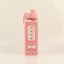 700ml Water Bottle for Sports Straw Cup Leakproof Drinking Bottles (Pink) Newly