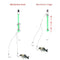 Fishing Hooks Automatic Spring Catch Ejection Jig Head Lure Tackle (Black)