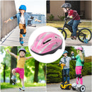 Childrens Riding Helmet Anti Drop Cartoon Sports Bicycle Helmet (Pink) Newly
