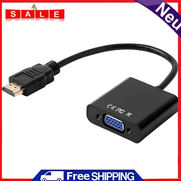 HDMI to VGA Male to Famale 1080P Digital to Analog Video Audio Cable Converter