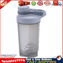 500ML Water Shaker Cup Outdoor Travel Sports Water Bottle Drinkware (Grey) Newly