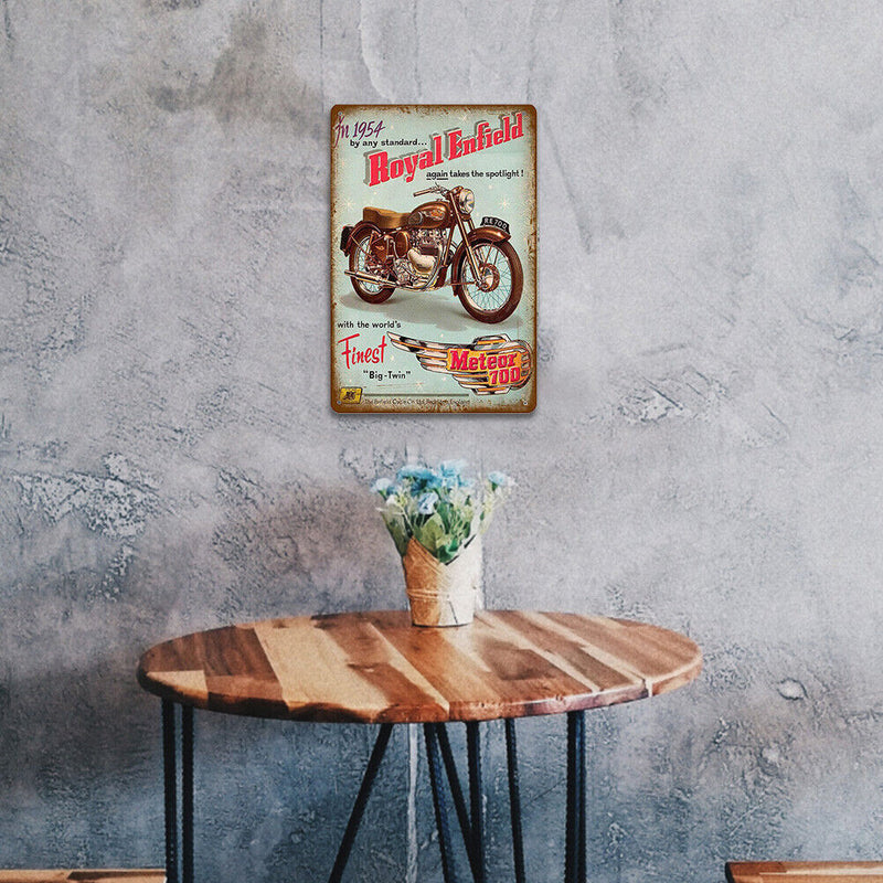 Car Tin Plate Painting Metal Cafe Bar Retro Door Sign Poster Plaque (B)