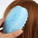 Shower Wet and Dry Scalp Exfoliating Body Brush Decontamination Skin Cleaning