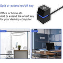 LED Light Computer Desktop Switch Motherboard External Start Power On/Off Button