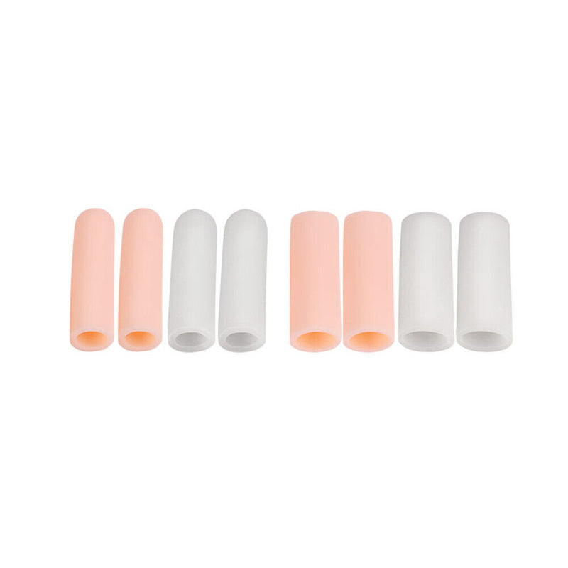 5pcs Gel Finger Caps Protection Cracked Cover Cots Hand Moisturizing Skin Car