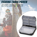 LEO ABS Fishing Lure Bait Storage Box Fishing Tackle Hook  Pouch (L) Newly