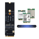 M.2 M Key to NGFF A+E Key Slot PCI Express WiFi Card Adapter for AX200 9260AC