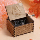 STAR WARS Music Box Engraved Wooden Music Box Crafts Kids Toys Xmas Gifts Newly