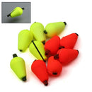 Fish Beans Fly Fishing Bobbers Float Oval  Fishing Floats Beads Water droplets