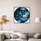 Part Embroidery Stamped Cross Stitch DIY lotus pool Cotton Thread 11CT