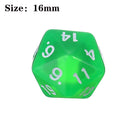 For TRPG DND Polyhedral Glitter D20 Dices Game Accessory Dice Set Iidescent