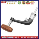 Folding Wood Knob Metal Spinning Reel Handle Replacement for LINNHUE 1000-600