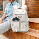 Nylon School Backpack Waterproof Large Capacity Girls School Book Bag Mochilas