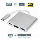 Female for Desktop Laptop HDMI-Type-C Compatible USB Converter Cable