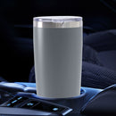 Thermal Car Mug Cup Stainless Coffee Vacuum Insulated Water Bottle (Grey)