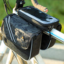 WEST BIKING Reflective Waterproof Mountain Road Bike Top Tube Bags (Black) Newly