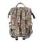 Waterproof Mummy Diaper Bags Backpack Large Capacity Baby Care (Light Camo)
