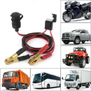 Cigarette Lighter Adapter Battery Alligator Crocodile Clip Car Lighter Socket