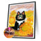 5D Sunflower Cat Mosaic Diamond Painting Drawing Full Round Drill DIY Art Craft